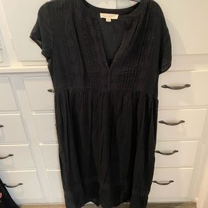 Black peasant dress